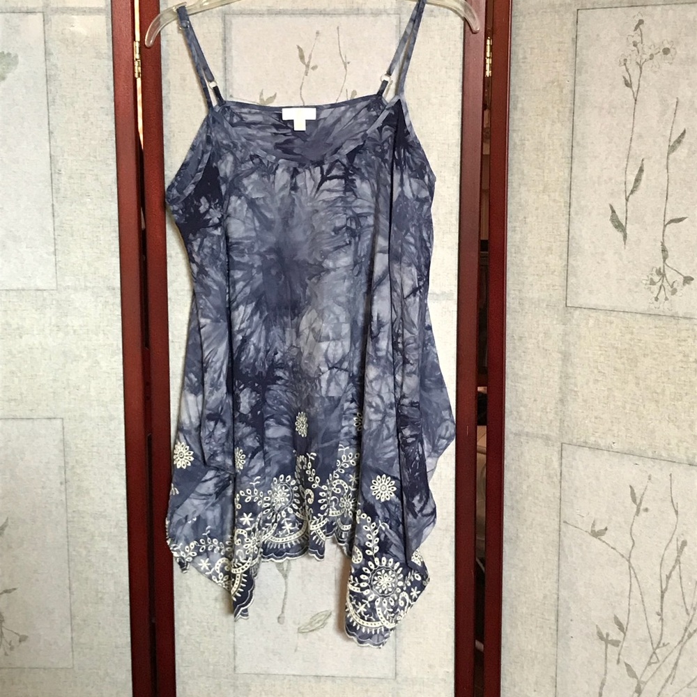 Charming Charlie handkerchief style top.